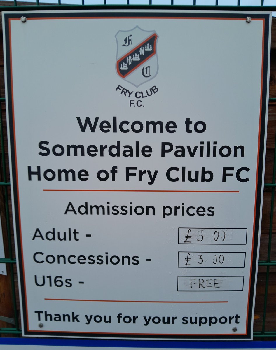 TonyIncenzo's tweet image. Football at a chocolate factory!

Result of my Somerset County League match on Friday night

Fry Club 0 Stockwood Green 2

Attendance 257, programme £2. Football grounds visited - 2,690

@FrysFC @StockwoodGreen @somersetcfl @SomersetFA @PeachJK #SomersetHop #groundhopping