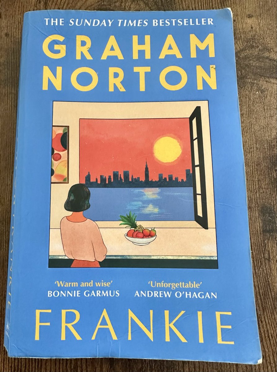 Poplifer73's tweet image. Stuart’s Book Club.
Another book read in 3 days.
Graham Norton’s ‘Frankie’ (2024).
Heartwarming and heartbreaking in equal measures but a life well lived and an unexpected friendship. Highly recommended. @grahnort 
#BookClub #ReadBooks #GrahamNorton #BookRecommendation