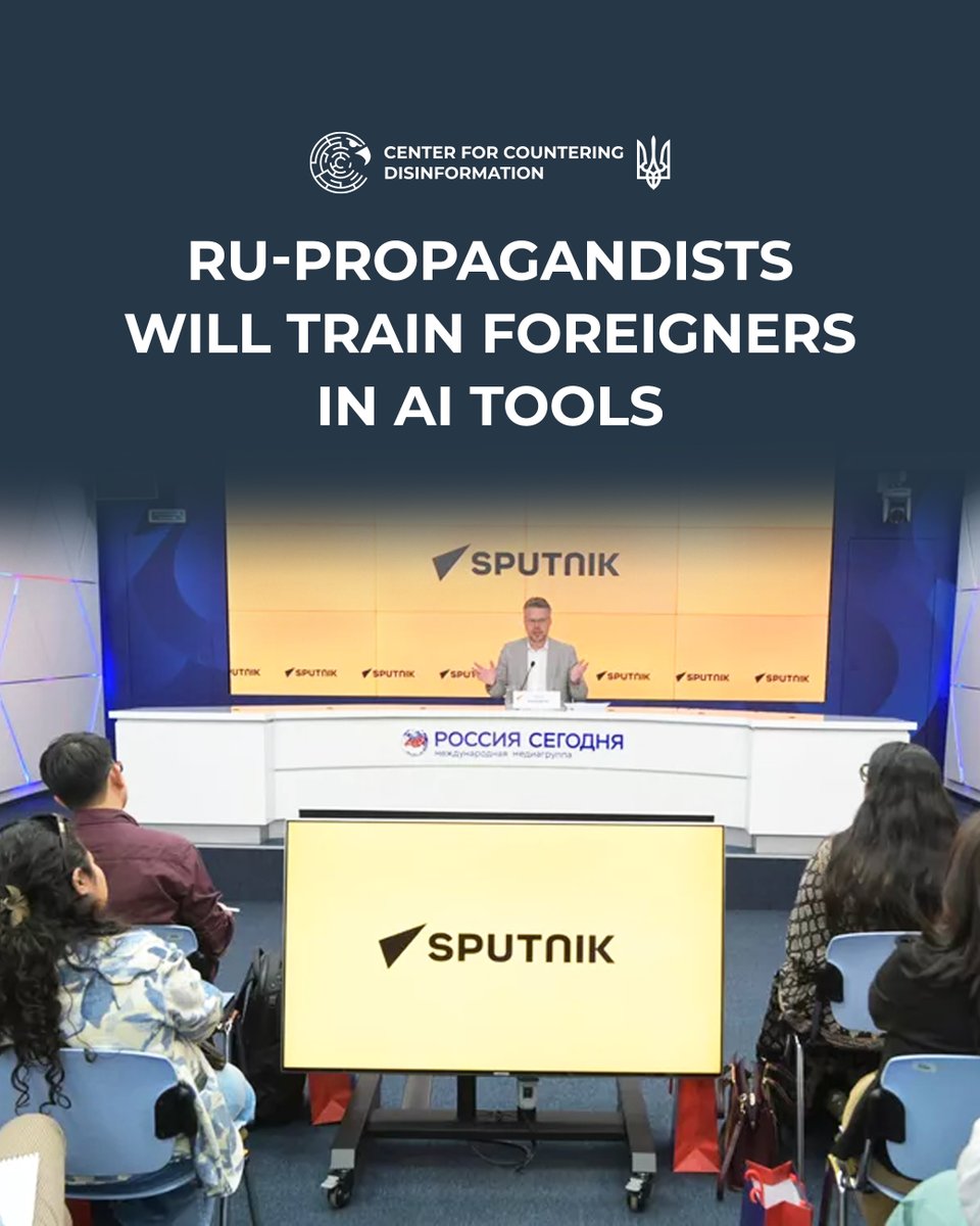 CforCD's tweet image. ⚡️ The russian state agency “rossotrudnichestvo,” which promotes russia’s interests abroad, has announced the launch of another “training program” for media professionals from the Global South under the guise of cultural exchange.

#AI #FIMI #russia #Africa #Asia #Latinoamérica