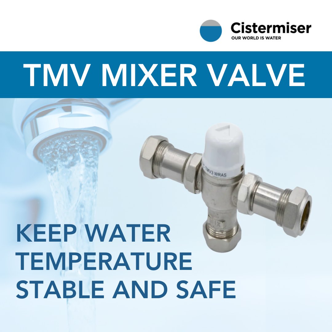 cistermiser's tweet photo. 🏫 Safe water matters in schools.

The TMV3 22mm Thermostatic Mixing Valve from Cistermiser helps maintain safe, controlled water temperatures and reduce scalding risk. WRAS approved and ideal for busy education settings 🚰

#SchoolFacilities #WaterSafety #Cistermiser https://t.co/hLKABwnZiy
