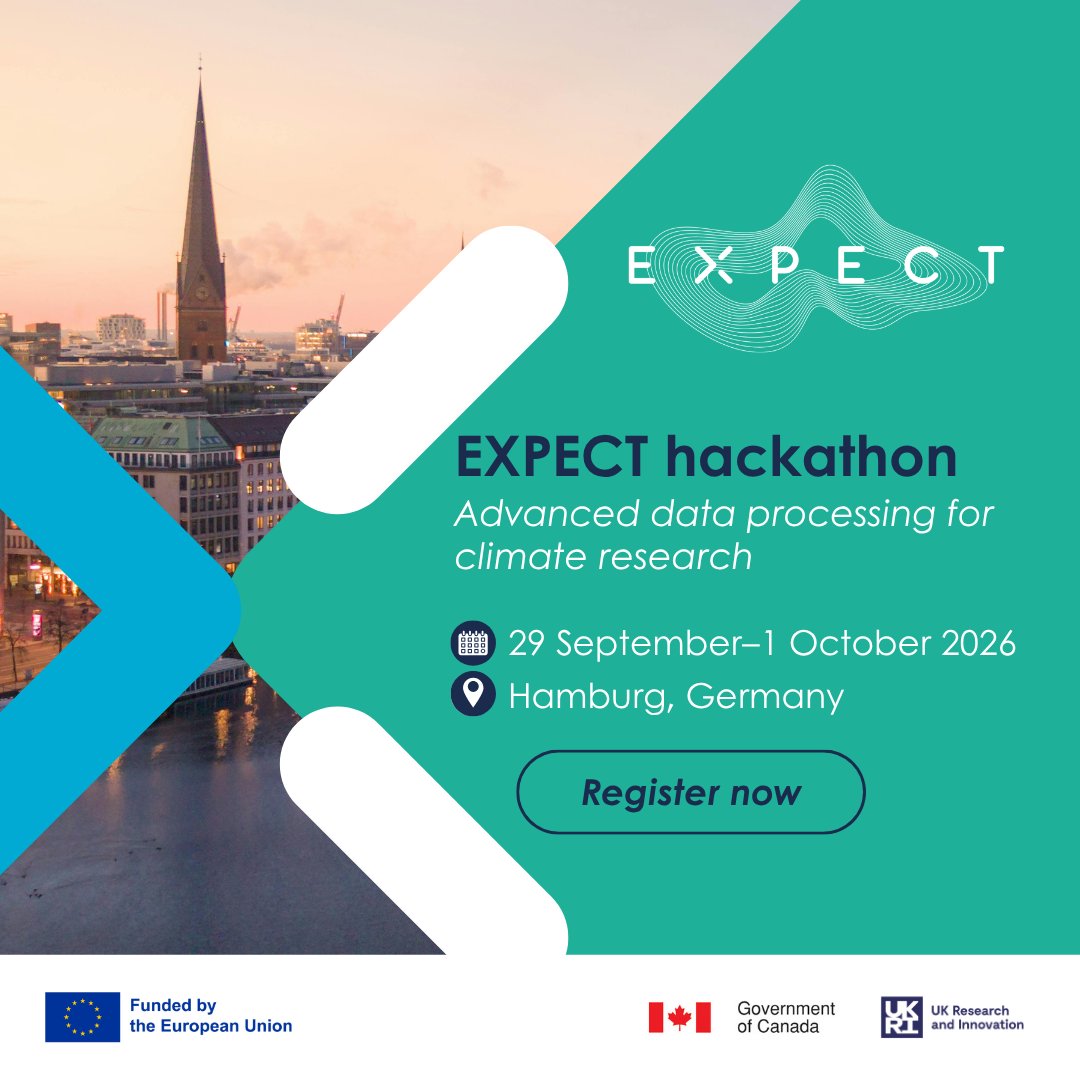 Expect_Project's tweet image. 🌍 #EXPECT Hackathon in Hamburg is coming this fall!

Join researchers tackling real climate challenges using advanced data infrastructure: deep learning, downscaling &amp;amp; explainable AI.

👉 Register now! ec.europa.eu/eusurvey/runne…

 ⏰ Deadline: May 18th

#Climate #AI #Hackathon