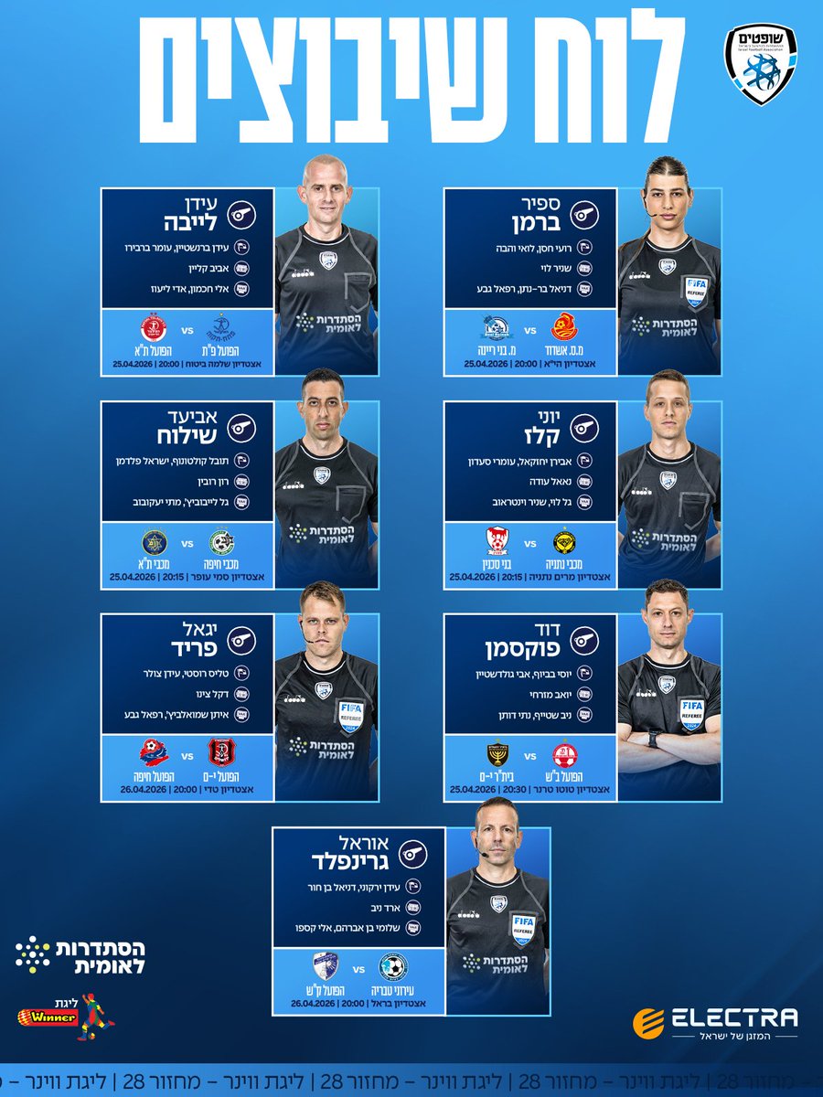 Israeli Football Referees tweet media