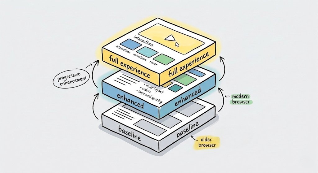 vponamariov's tweet image. Most developers build for the ideal scenario: fast network, modern browser, JavaScript enabled.

Here's what actually happens 👇