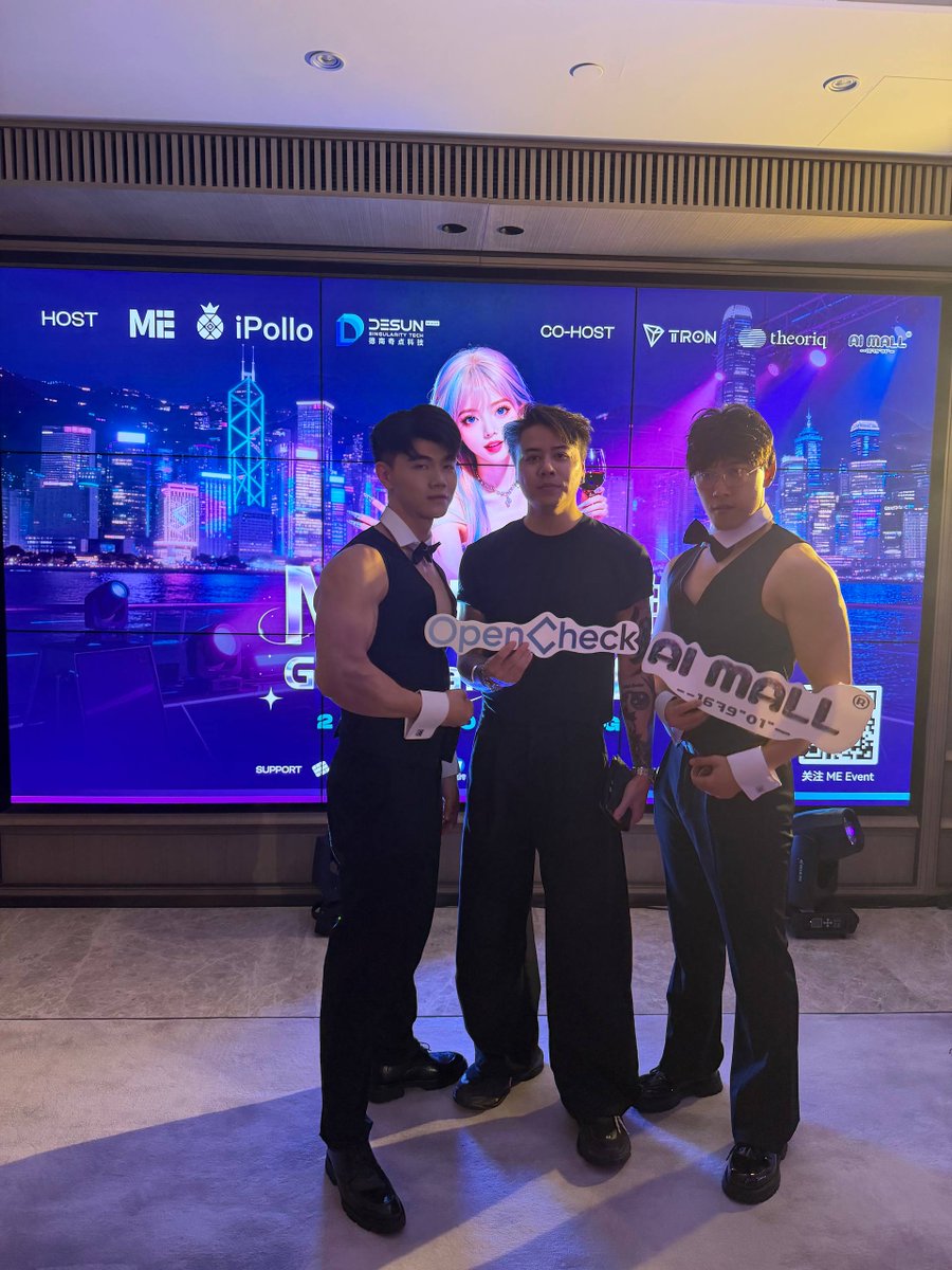 OpencheckAI's tweet photo. What an amazing night! Thank you all for joining us ✨ https://t.co/CZ0qpqzFxD