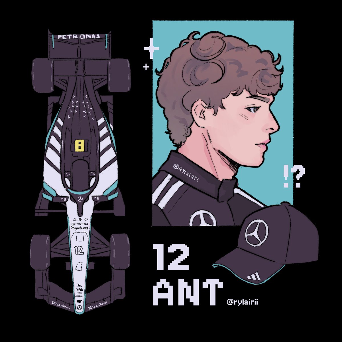 rylairii's tweet image. #kimiantonelli #artph