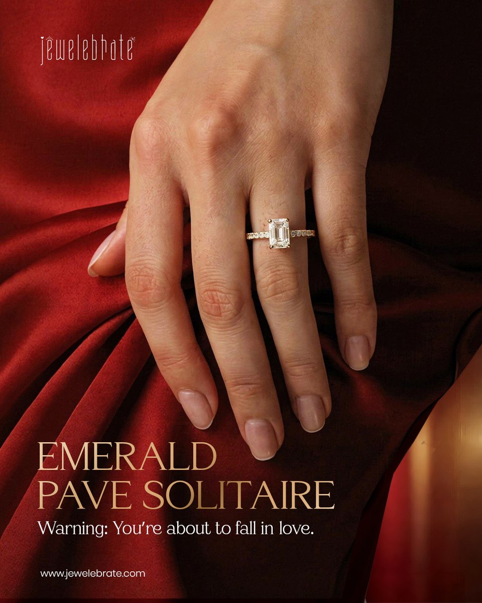 jewelebrate's tweet image. 𝐖𝐚𝐫𝐧𝐢𝐧𝐠: 𝐘𝐨𝐮’𝐫𝐞 𝐚𝐛𝐨𝐮𝐭 𝐭𝐨 𝐟𝐚𝐥𝐥 𝐢𝐧 𝐥𝐨𝐯𝐞.

Meet the Emerald Pave Solitaire
100% Natural Diamond
GIA I IGI I HRD I SGL Certified

Ready to make it yours?

#Jewelebrate #DiamondRings #EmeraldCut #ShopNow #lifestyle