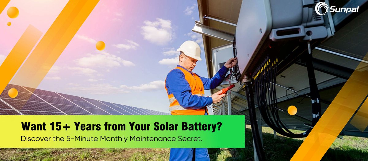 Sunpal_Energy's tweet photo. 🔋5 minutes a month = years of reliable power⚡️!
Discover the energy storage maintenance secrets that most owners miss☹️.
Extend lifespan, boost efficiency &amp; save money💵.
Easy routine here: https://t.co/LhGXiY0v6o

#EnergyStorage #BatteryMaintenance #SolarEnergy #RenewableEnergy https://t.co/QPWeUaJgJ6