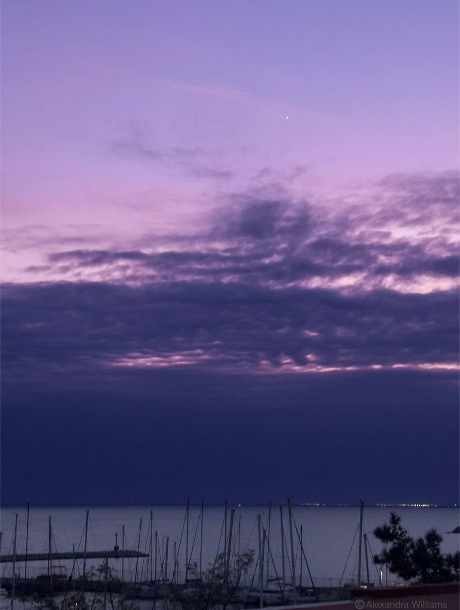 Nachokeys21's tweet image. Twilight tide
and the sky turns
undersea

as the harbour holds
its breath
between two worlds

Last lights linger—

promises from afar
whispered
by the cool breeze

      ✦
                    ⋆
                                 ✧

Can you hear them?

#vss365