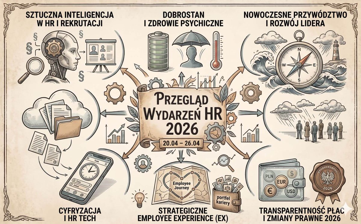 Świat HR nie znosi próżni, a nadchodzący tydzień to prawdziwa kumulacja wiedzy dla osób dbających o rozwój organizacji oraz nowoczesne podejście do zarządzania ludźmi.

hrlityczny.pl/przeglad-wydar…

Zapraszam do zapoznania się z najnowszym Przeglądem Wydarzeń HR.