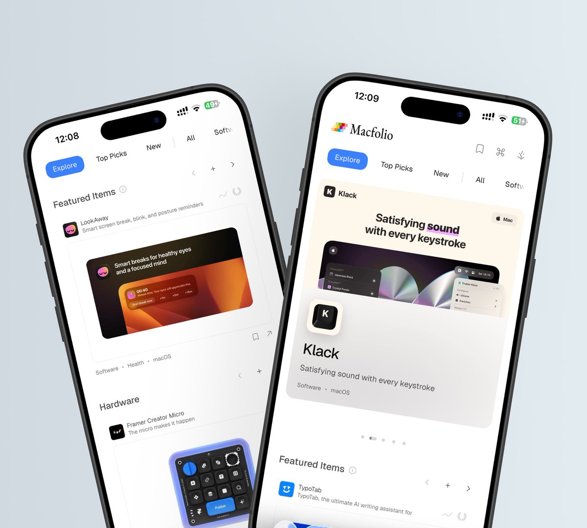 TechBit_M's tweet photo. تستخدم ماك ولا تعرف الموقع ذا؟  

Macfolio  هذا كنز حقيقي لأفضل برامج الماك 

بدل ما تضيع وقتك تبحث وتجرّب… بتلقى كل شيء مختار بعناية  ، أدوات رهيبة، أفكار جديدة، وتحديث مستمر لكل شيء مفيد   

لا يفوتك إذا تبغى تطور استخدامك للماك https://t.co/rmTjqpbrE2