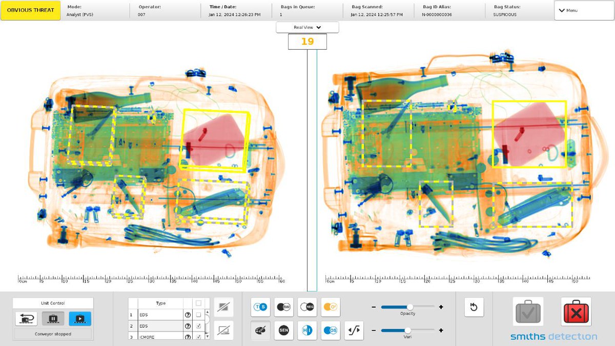 airportsint's tweet image. @smithsdetection has won @ECACceac certification for its iCMORE APIDS (Automated Prohibited Items Detection System), enabling its deployment with the HI‑SCAN 6040 CTiX.

 #APIDS #scanner #AI #algorithms #airports #security #scanners #passengers #screenings #checkpoint
