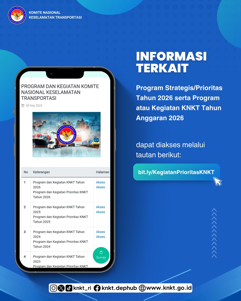 Komite Nasional Keselamatan Transportasi (KNKT) tweet media