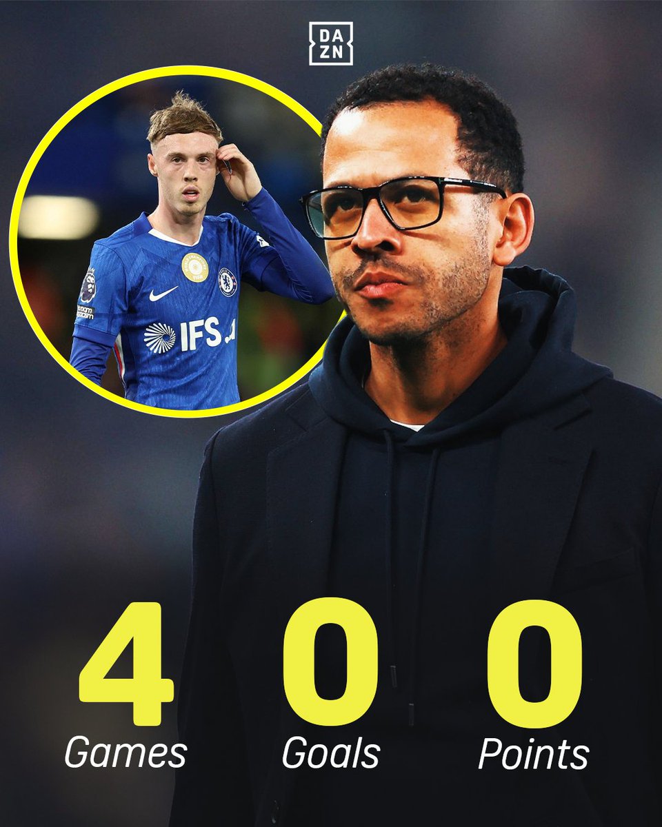 DAZNFootball's tweet image. Chelsea slump continues ❌

Four consecutive defeats… without a single goal

#PremierLeague