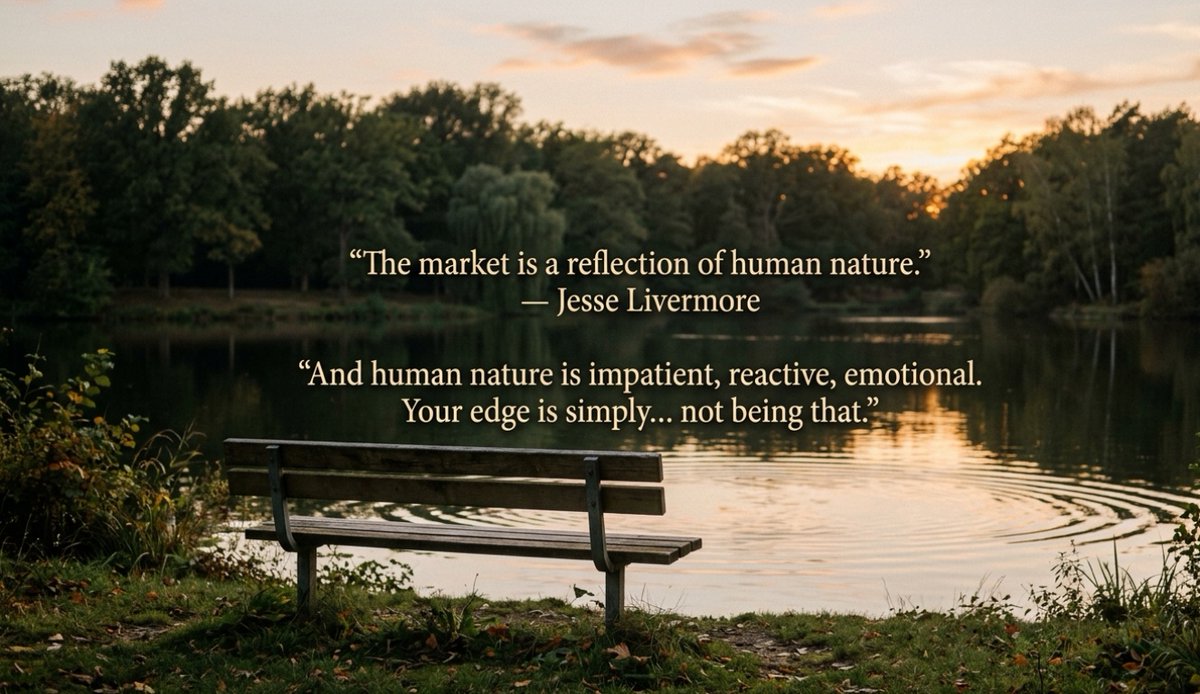 InvestologyRA's tweet image. The market is a reflection of human nature.
And human nature is impatient, reactive, emotional. Your edge is simply not being that.
When others rush and react, you wait and stay controlled. That difference is where consistency comes from.
#tradingmindset #patience