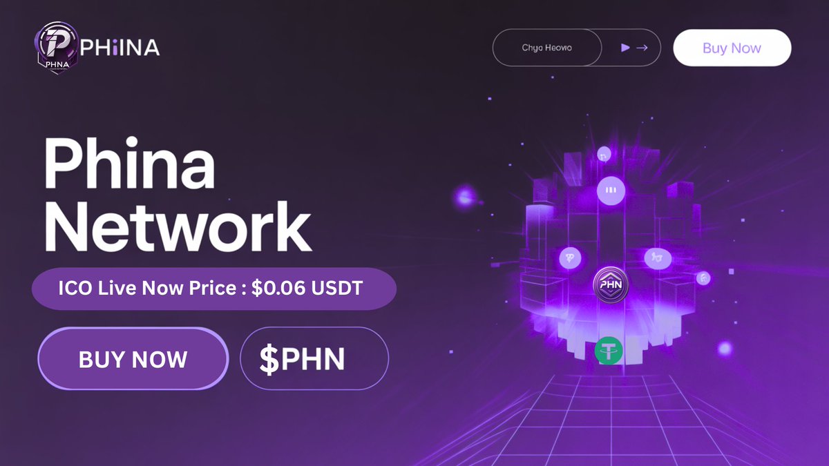 phinanetwork's tweet image. 🔥MEGA PHN ICO ALERT🔥

💰1 PHN = ONLY 0.06 USDT
⏳Ending VERY SOON + Next price pump incoming📈

Smart investors are already accumulating👀

🌐Buy : phina.network/presale
⚡Fast • Secure • ICO
🚨 Don't Miss

 #ICO #Crypto #Presale #IDO #Altcoin #InvestNow #CryptoNews #Earn
