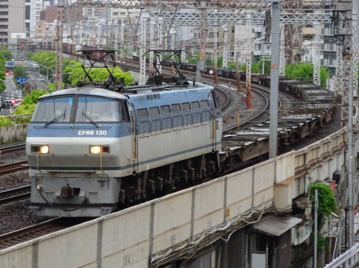 sanyo50003000's tweet image. 2026/04/20
2080レ  EF66-130(代走)+コキ19B
久々にEF66を撮影😁