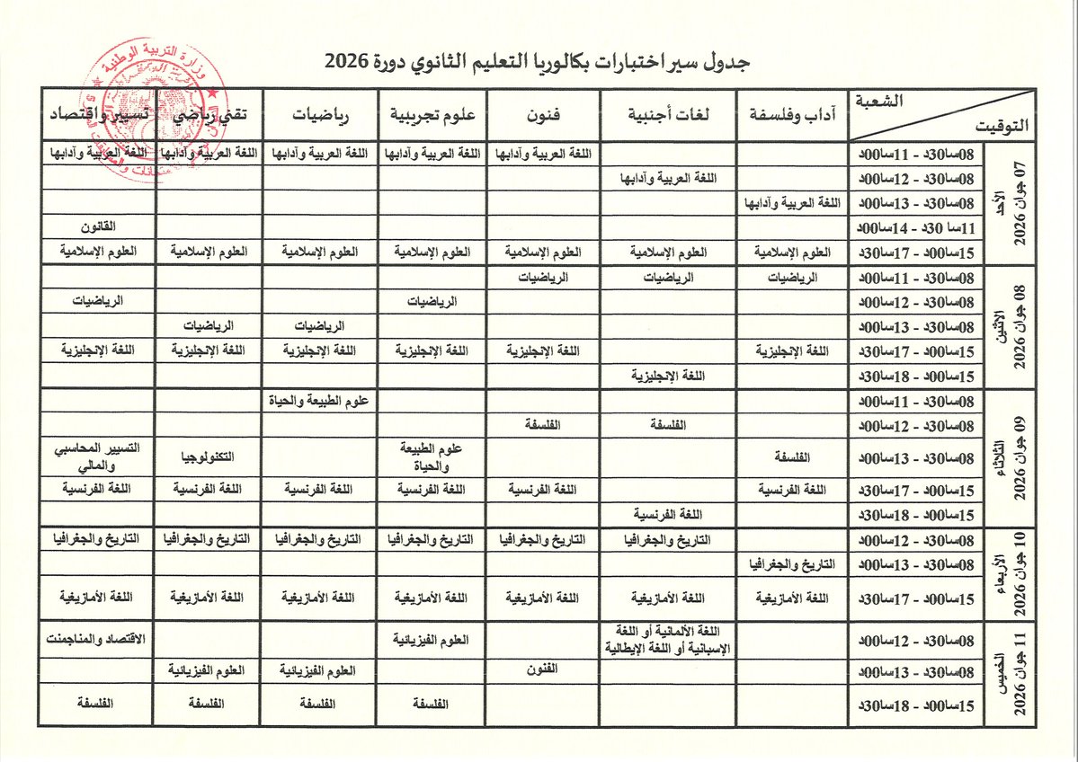 Min. Éducation DZ | وزارة التربية الوطنية tweet media
