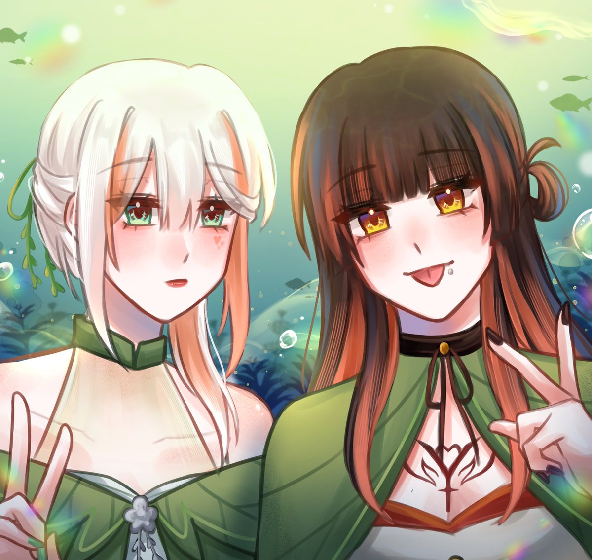 Melvirlle's tweet photo. ขออนุญาตแปะงานวาดสาว ๆ ด้วยค่ะ🥺🫶
ไม่มั่นใจเรื่องการวาดผู้หญิงเท่าไหร่ แต่ก็ชอบวาดสาว ๆ มาก ๆ เลยค่ะ💖💗 https://t.co/xTHW31PQVR