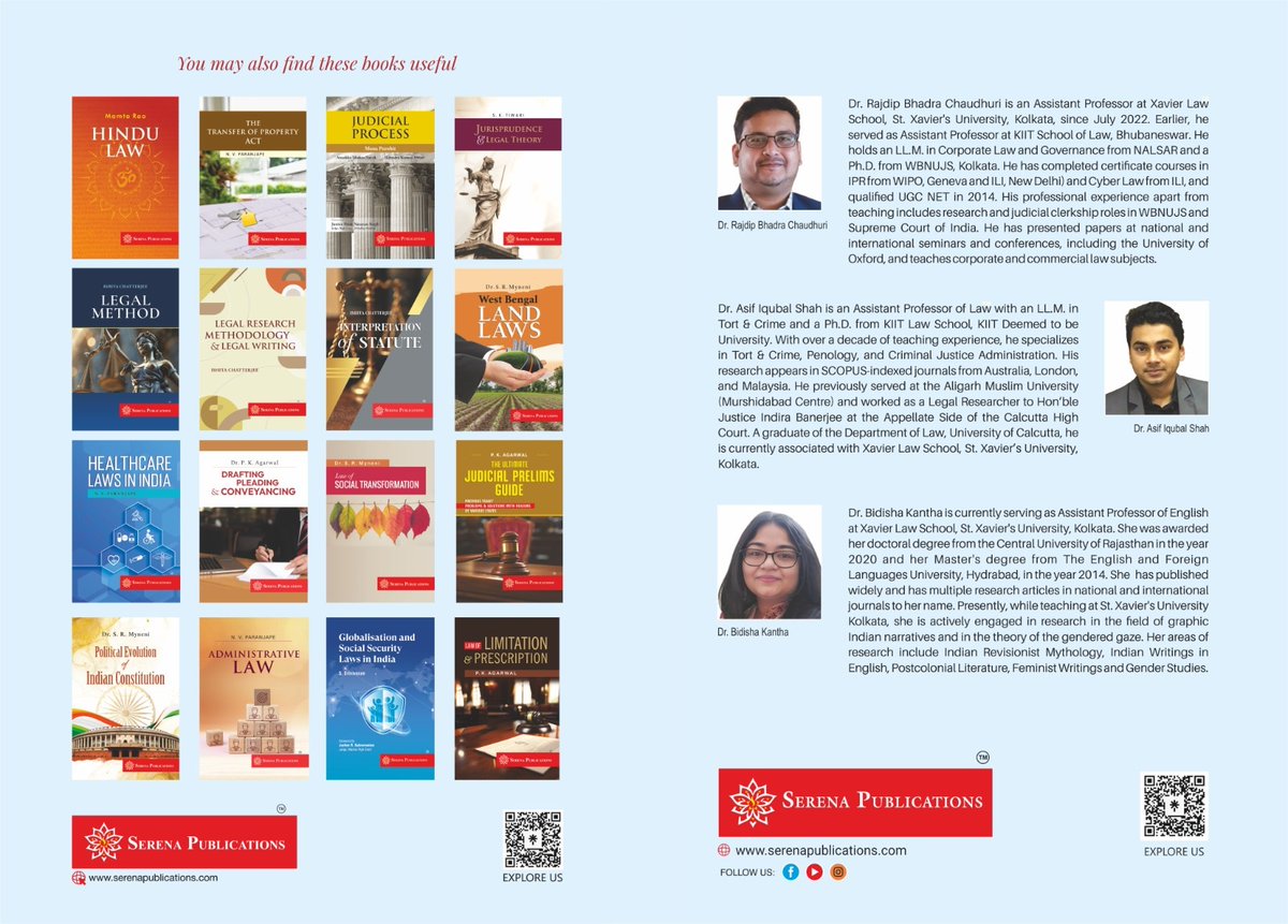 sxukolkata's tweet image. From research to real impact 📚

SXUK unveils a new volume on India’s evolving criminal laws—turning academic discourse into meaningful change.

#SXUK #XavierLawSchool #AcademicResearch #NationalConference #NewPublication #LegalScholarship #NihilUltra #KolkataAcademics