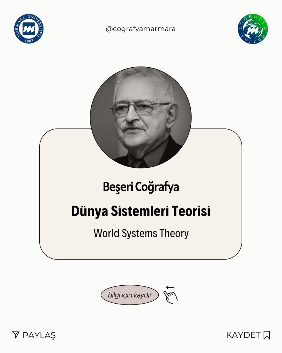 CografyaMarmara's tweet photo. Bilgi serimiz kapsamında bu hafta: Dünya Sistemleri Teorisi🌐🔍 https://t.co/UcGcbB9u9h