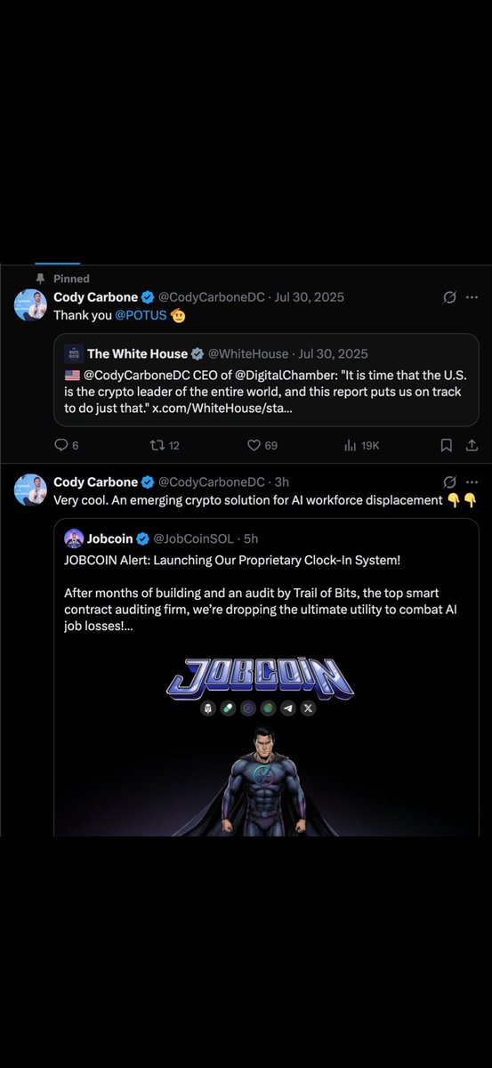 HydraBY7's tweet photo. @HopiumPapi Erik… Jobcoin is loading the strongest ‘fuck you, I told you so’ energy… gearing up for a para-fucking-bolic move. https://t.co/JeeVhVILIf