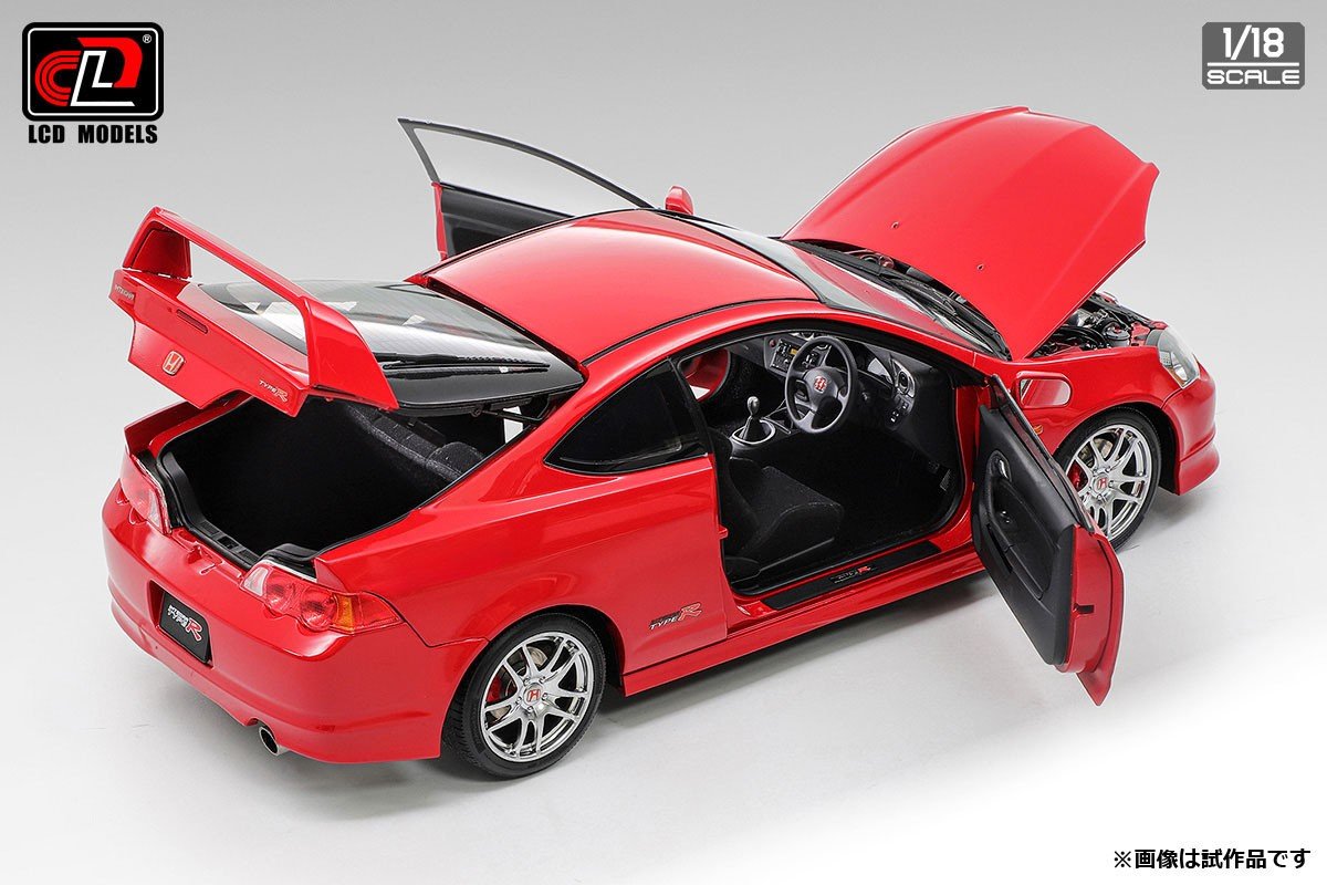 【ミニカー予約】LCD MODEL
1/18 ホンダ インテグラ DC5
予約開始です！→ 1999.co.jp/search?typ1_c=…
DC5の前期型が開閉・ステアリングギミック付きデルで登場
インテリアやK20A i-VTECエンジンを再現
車体色は4種がラインナップ
#TypeR #INTEGRA