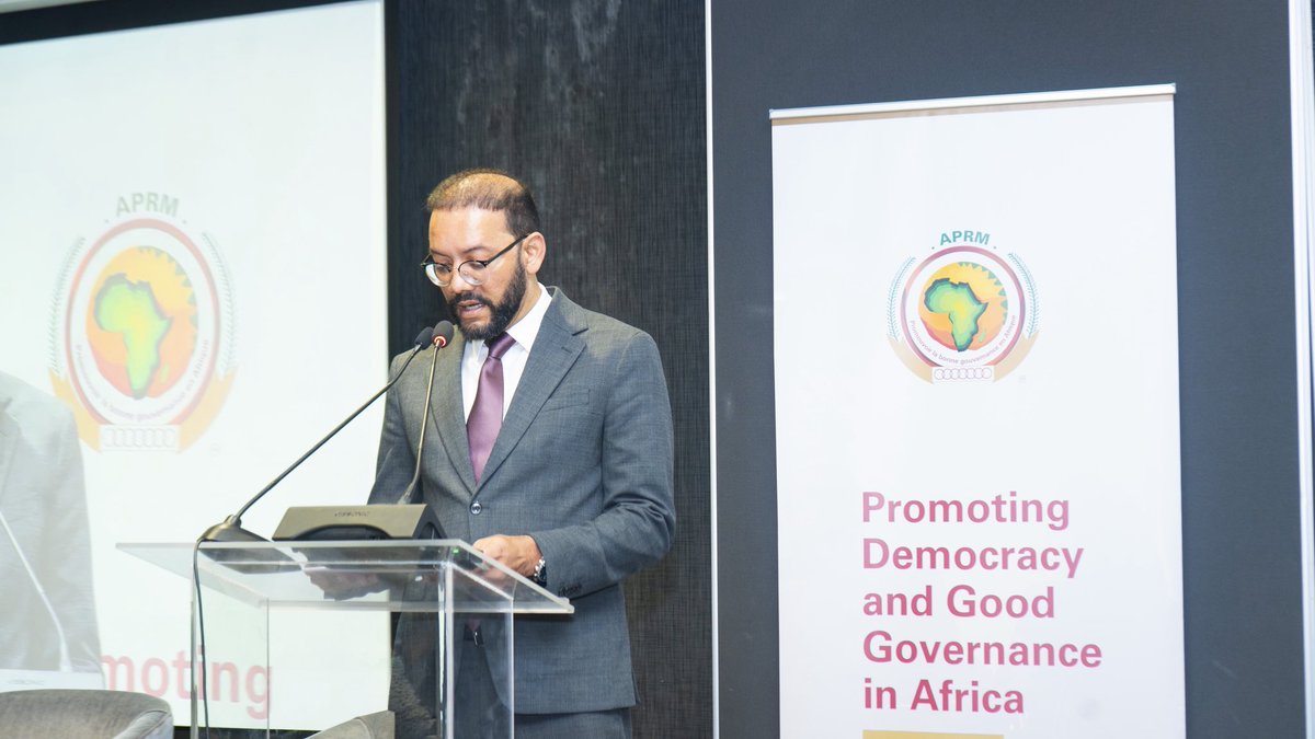APRMorg's tweet photo. Day 1 begins.
The APRM Annual Technical Engagement on VNRs & Agenda 2063 Domestication is underway in Johannesburg.
Opening session moderated by COS, Damien Thesee, setting the tone for key discussions on accelerating SDGs & Agenda 2063 implementation.
#Agenda2063 #SDGs #VNRs https://t.co/hy2DGKsIrP