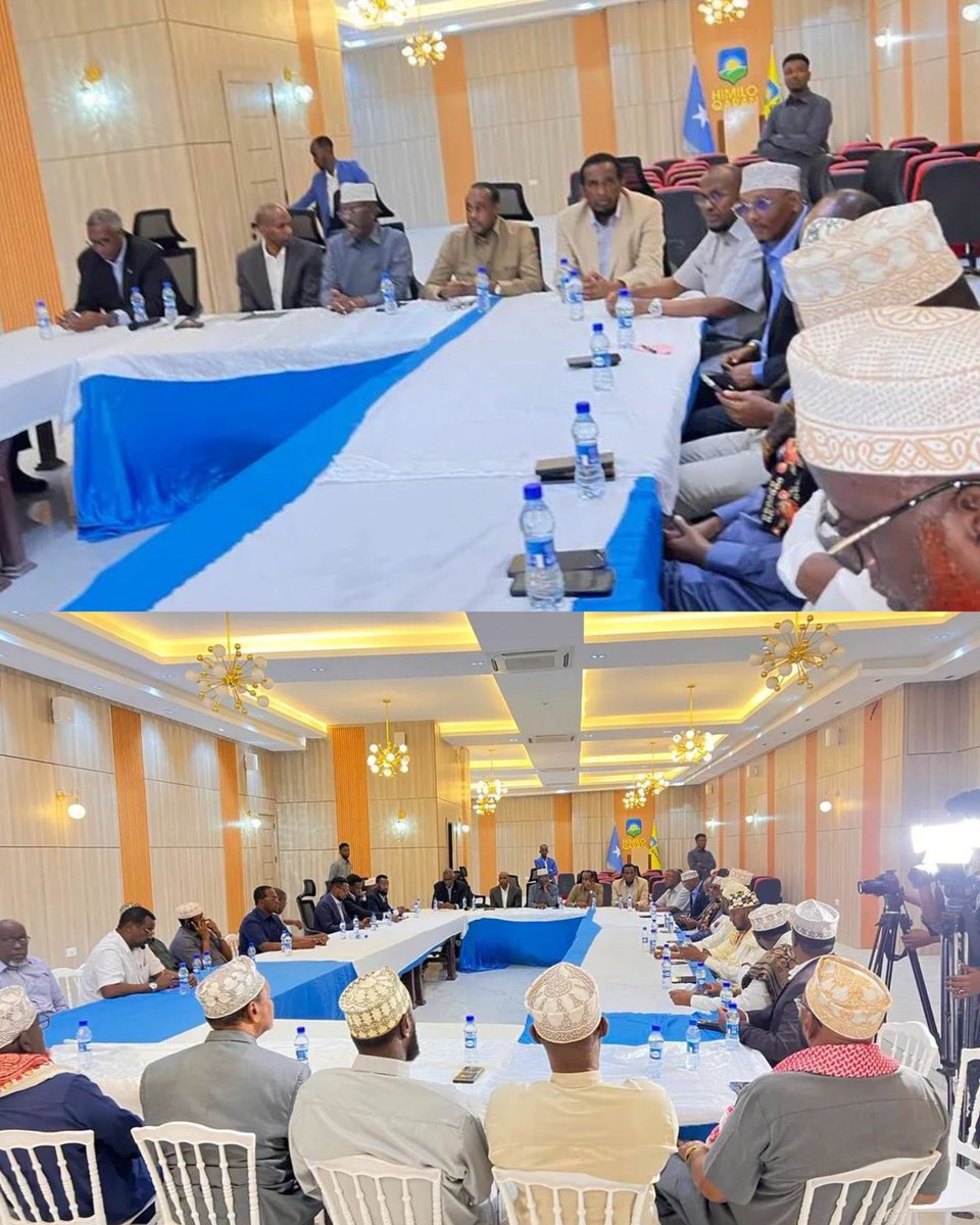 AliSamattar's tweet image. #Breaking 🚨🚨  
#Muqdisho Mucaaradka iyo Odayaasha dhaqanka Beelaha oo ka shiray Waxay ugu yeedheen #Mudo-boobka  Dawladda Xasan Shiikh.