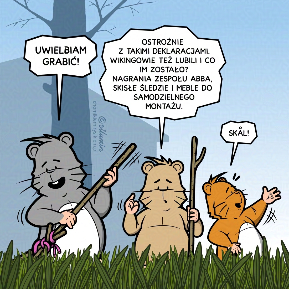 ChomikiRysik's tweet photo. Jak minął pogodny, kwietniowy weekend?
Porządki w ogródku/na balkonie zrobione? :-) #humor #wiosna #trawnik #ogród https://t.co/bHLYeXD0jC