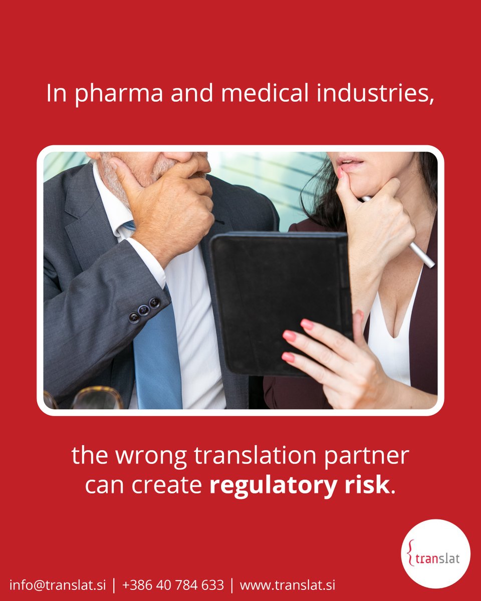 TRANSLAT's tweet photo. In life sciences, choosing a translation partner isn’t just about language. It’s about expertise in medical terminology, regulatory requirements, and quality assurance. The right partner helps ensure compliance, clarity, and reliable documentation. #LifeSciences #PharmaIndustry https://t.co/mvt0KlOdj5