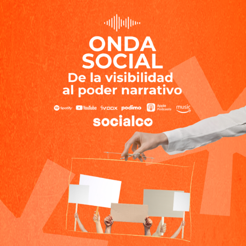 SocialCo_es's tweet photo. Ya tienes nuestro podcast "Onda Social" con el episodio 6: "De la visibilidad al poder narrativo: estrategias actuales". Para las ONG y entidades sociales 🎧 Escúchalo aquí →https://t.co/hPQa7gXKnc

#DiscursosdeOdio #ONG #Narrativas #OndaSocial https://t.co/JUvaQEVpC9