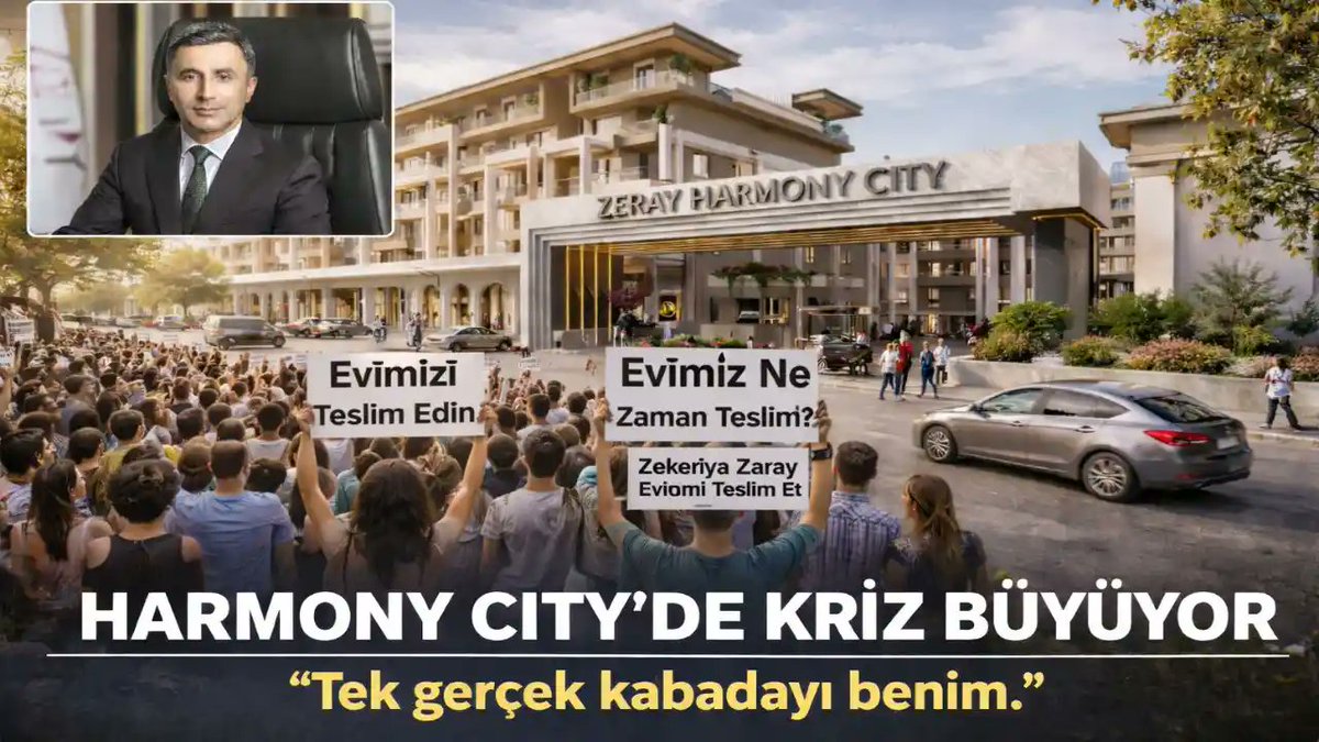 Harmony City Projesinde Kriz Derinleşiyor: Mağdurlar Teslim Tarihi Bekliyor emlakhaberi.com/harmony-city-p…