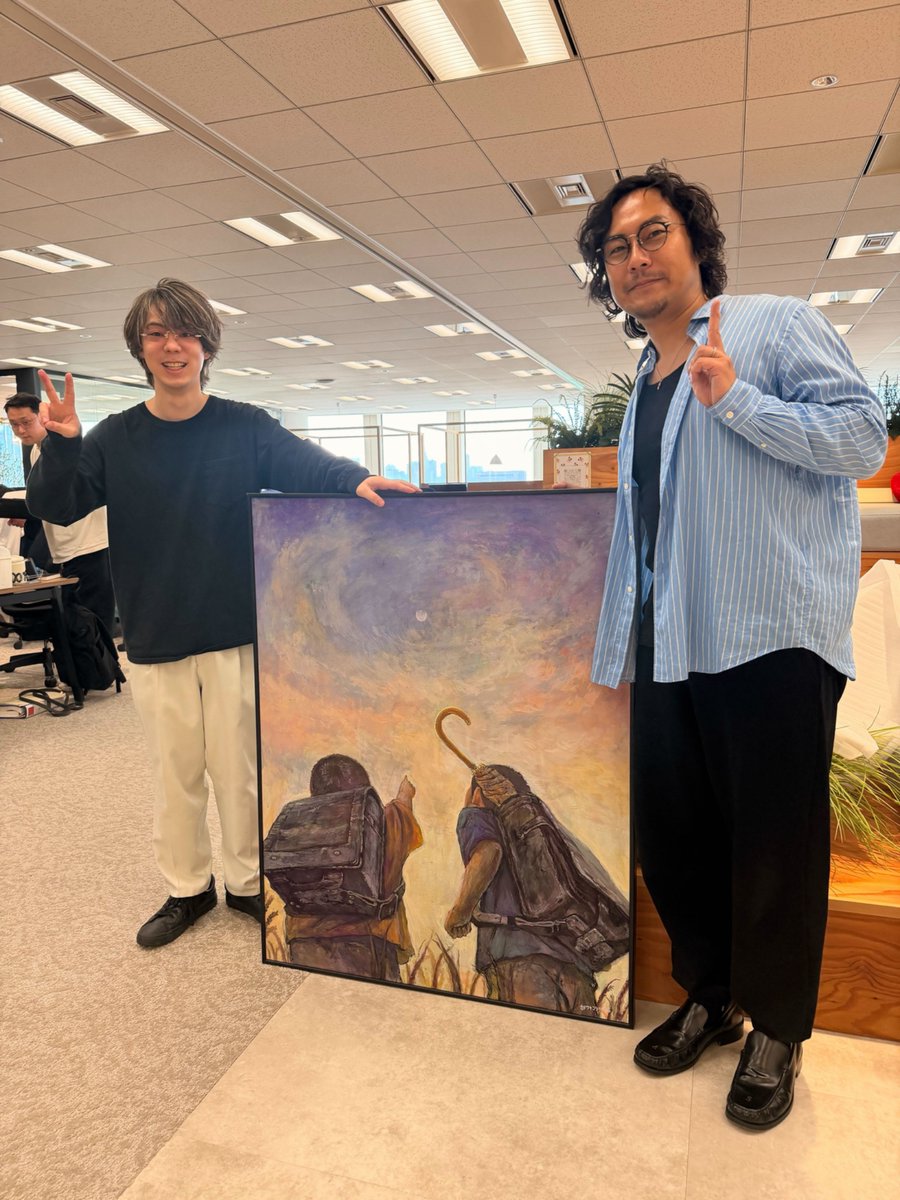 カンヌ国際映画祭監督週間に選ばれた『我々は宇宙人』監督の門脇さんがなんと絵画作品をCIRCLEに寄贈してくれました！ 
生で見て迫力に感動。CIRCLEで制作開始した作品が世界に届く圧倒的未来を見せてもらっています。
<a href="/KadowakiKouhei/">門脇康平 KOHEI KADOWAKI</a> ありがとうございます！