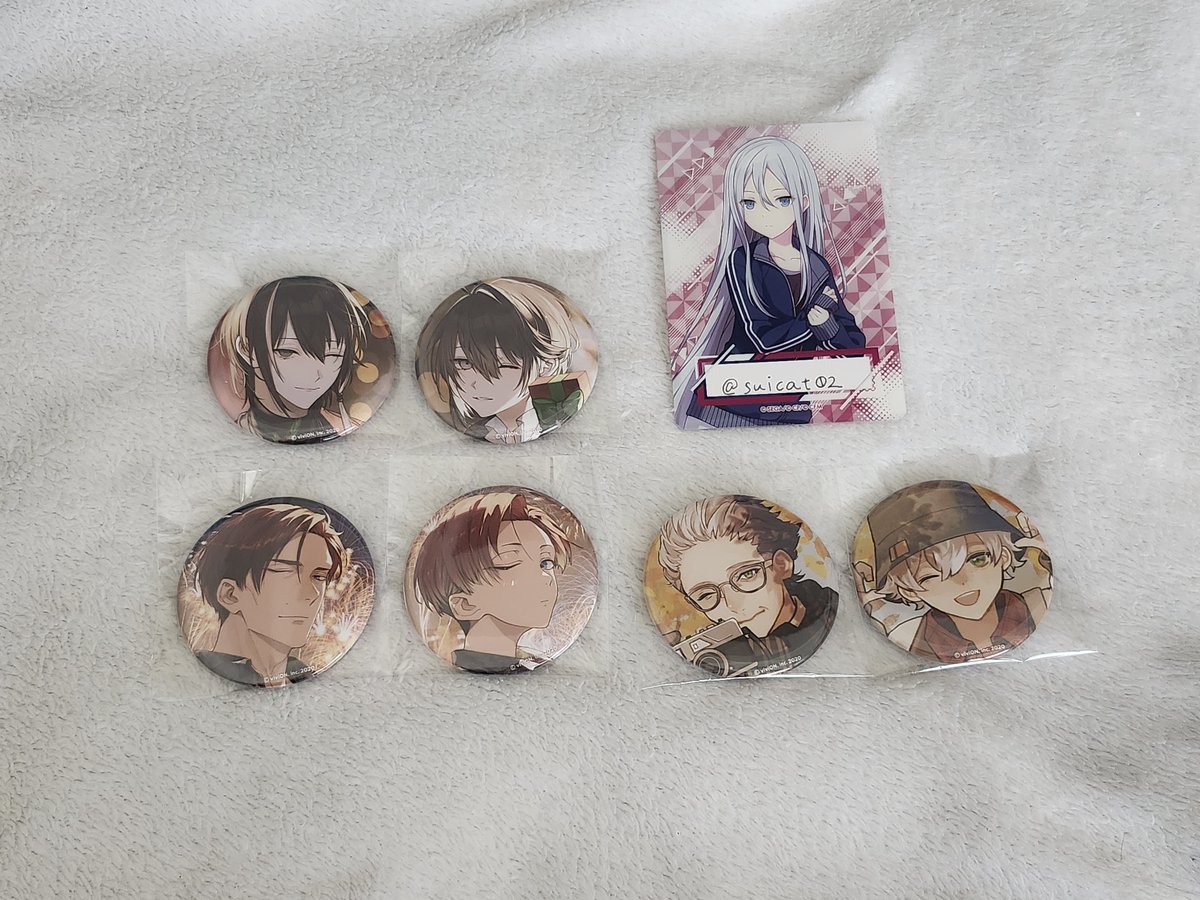 suicat02's tweet photo. 【交換/譲渡】クロケスタ 月刊ぷちくろ 缶バッジ

譲）零士/八色/一十（青年/少年 各1）

求）定価＋送料⋙十紀人or二香 （どちらも少年のみ求）

各キャラ纏めての方優先
検索からもお気軽にお声掛けください！ https://t.co/0wiwYs9x1m