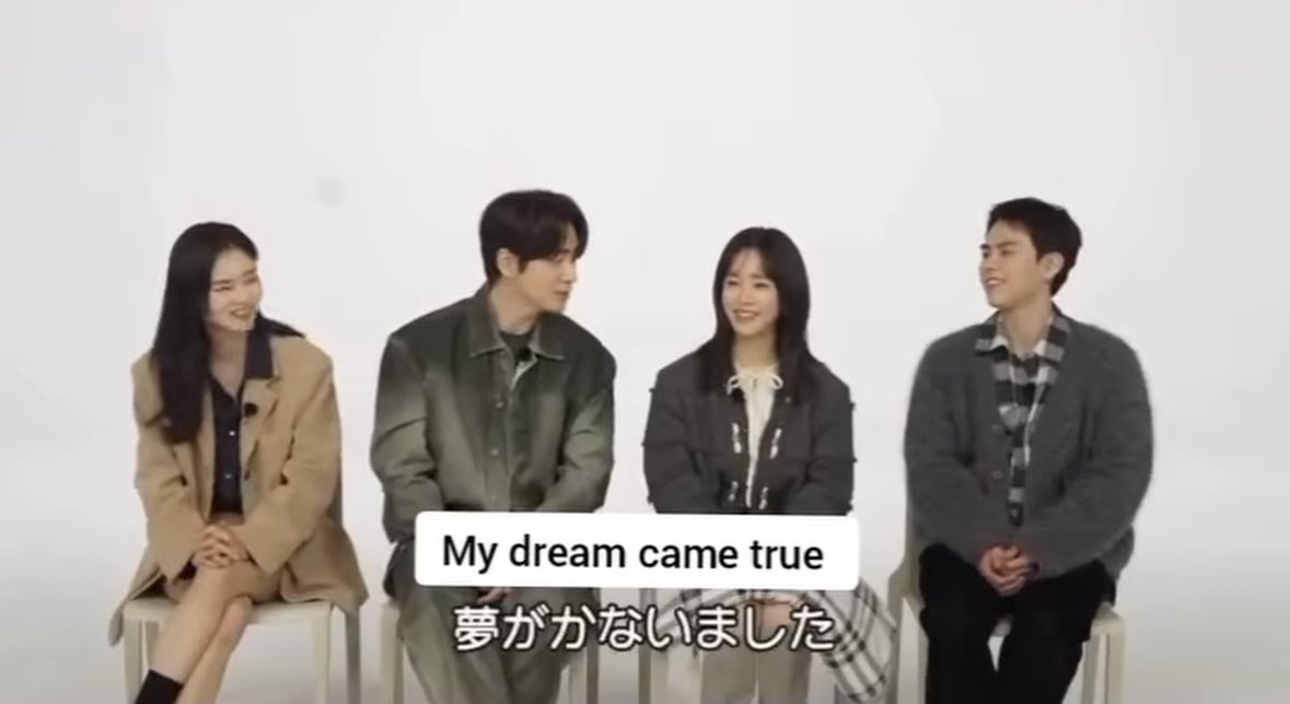 How did you know it was exactly 7 years?? Were you counting the whole time? 🫠🫠

“My dream come true,” while he looked at her 😌😏