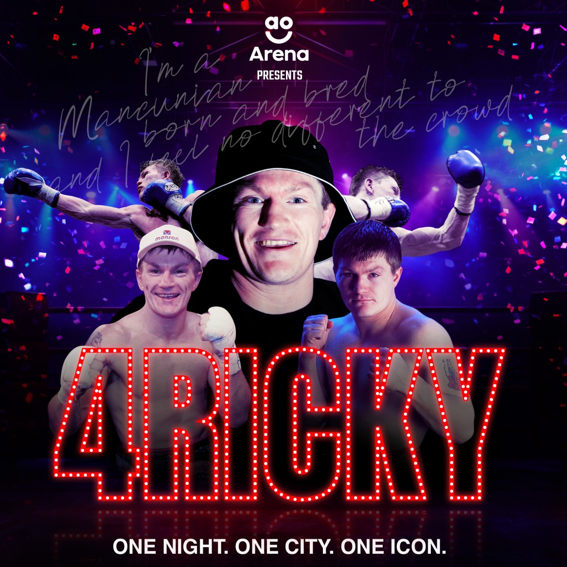 WorldBoxingNews's tweet photo. Evening 4 Ricky Hatton - A special tribute in Manchester ๐ฅ
AO Arena hosts a global event on June 7 with legends, live music, and the foundation launch ๐ฉต
Full Details: https://t.co/2Xikph3wUw
#OnlyOneRickyHatton #Evening4Ricky #boxing https://t.co/OJqKRzudIA