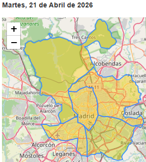Calidad del Aire en Madrid tweet media
