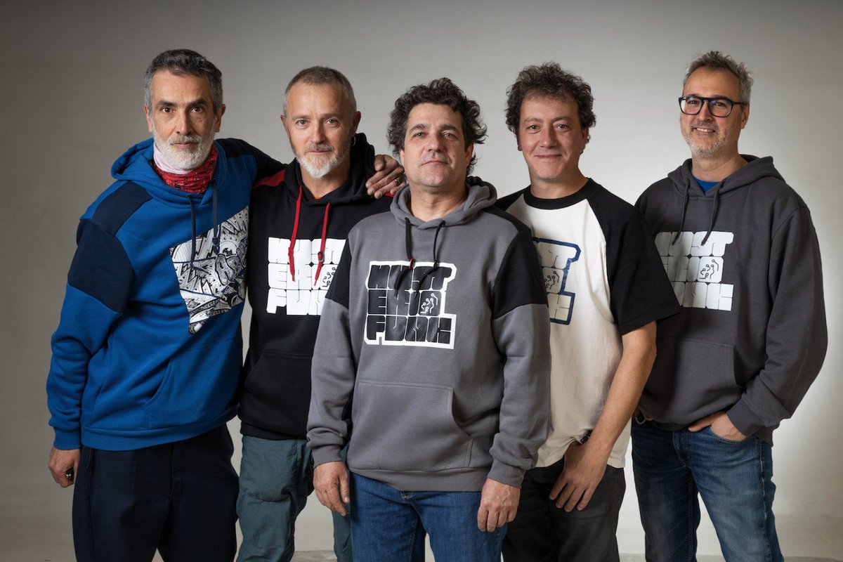 enderrock's tweet photo. Aquest 2026, la banda andorrana @hysteriofunk fa 30 anys, i ho celebra amb una gira i un disc nou, previst per aquesta tardor.

🗣️ "Ens van venir pensaments impurs, ínfules i pretensions de ser famosos i viure de la música"

✍🏻 Andrés Luengo
https://t.co/RnZrJzsa2a https://t.co/wlTHSQYv3I