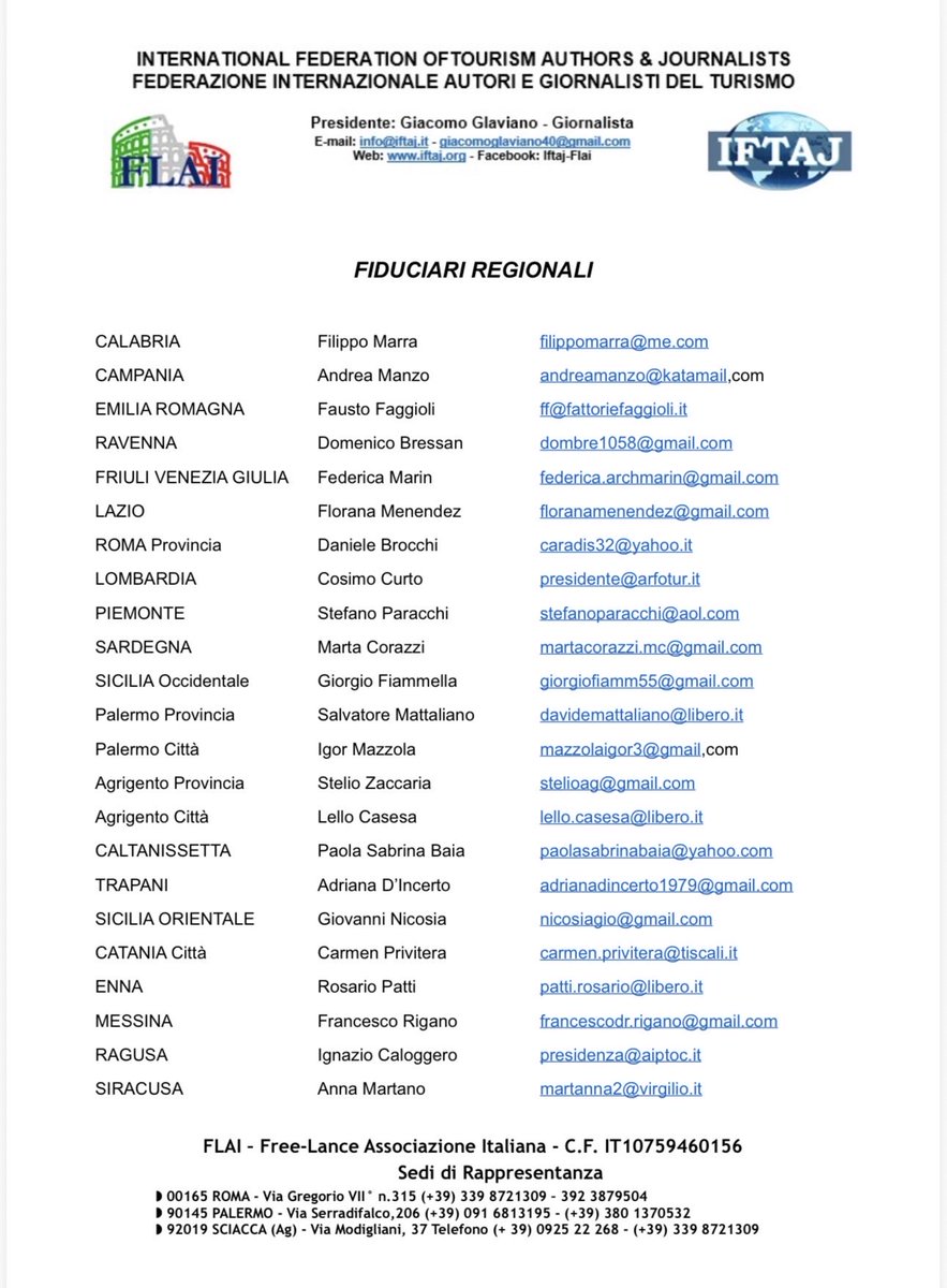 fmarraofficial's tweet photo. Ringrazio il presidente IFTAJ Giacomo Glaviano per e il direttivo per la mia nomina a fiduciario regionale. https://t.co/C5DjLkJzuV