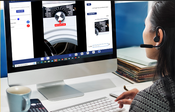 argenieai's tweet image. Collaboration made easy 🤝 AR enables experts, agents &amp;amp; customers to connect instantly and solve problems together. #RemoteWork #AR