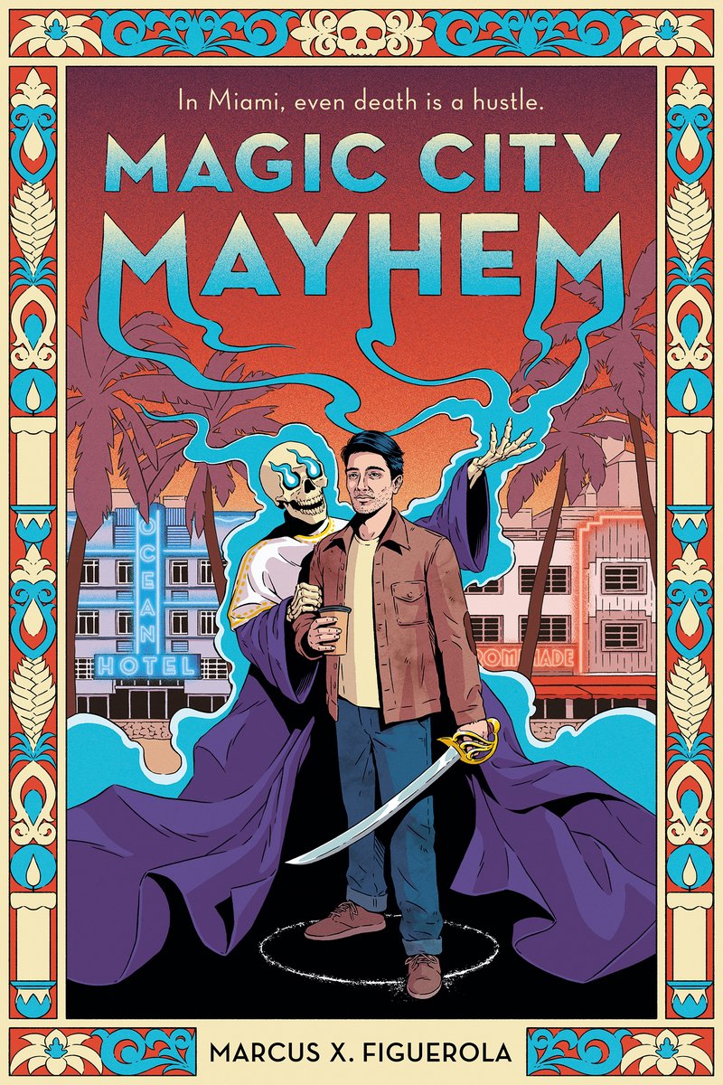 _illustrationX's tweet image. Andreu Zaragoza illustrates the cover for Bannermen Books’ Magic City Mayhem, merging Miami imagery with supernatural tension.

Read the story: ow.ly/QuGM50YLjy6

#WEAREILLUSTRATIONX #Characters #Publishing #Fantasy #Contemporary #Fiction #ComicArt #AndreuZaragoza