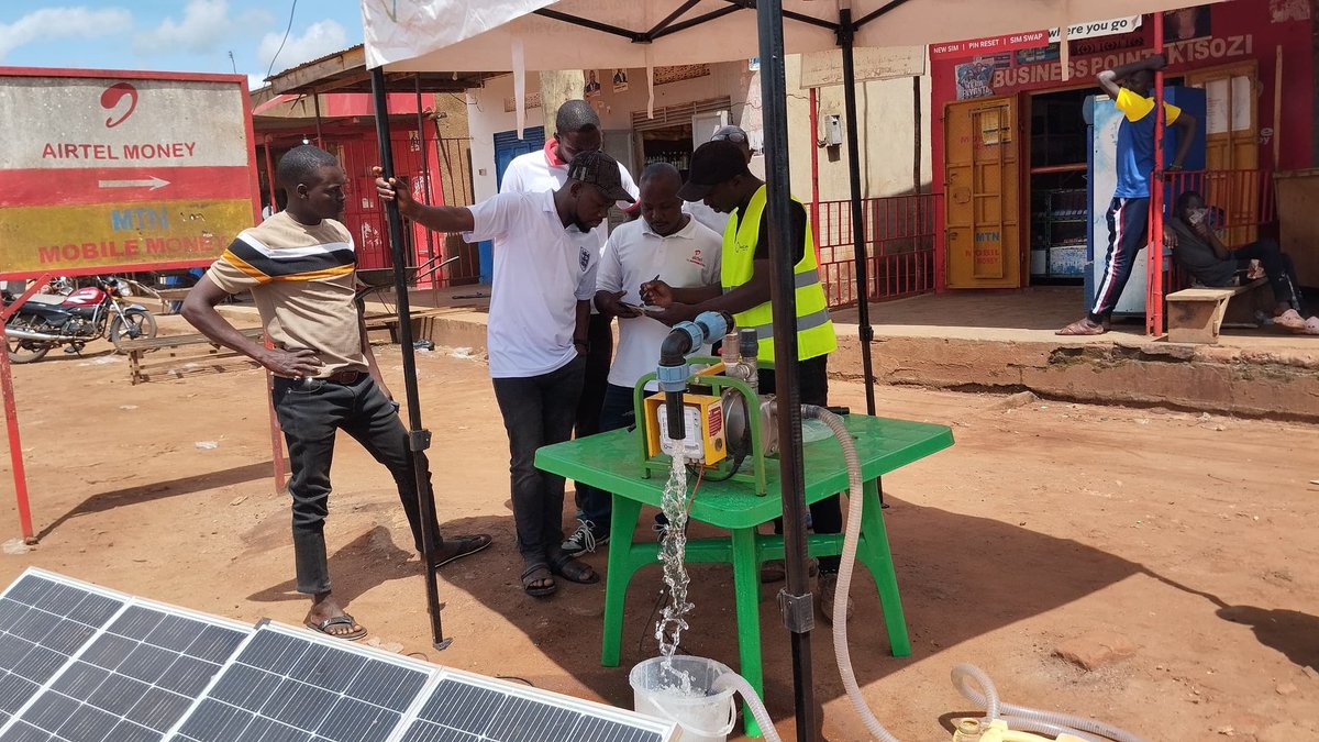 Suncultureug's tweet photo. Kamuli was 🔥… now Buwenge, it’s your turn #Fukirira ne SunCulture 🚚
We’re in your town, khodeyo bakagwa! 🤗
Our team is on ground - pull up for demos, discounts, deals & good vibes.
#SunCultureUg #Buwenge #SolarFarming #Irrigation #FukiriraneSunCulture #Fukirira https://t.co/EpA5CktxGW