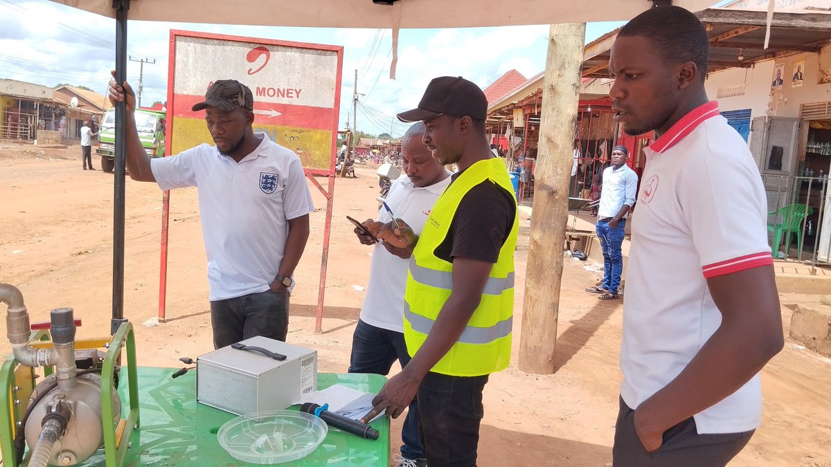Suncultureug's tweet photo. Kamuli was 🔥… now Buwenge, it’s your turn #Fukirira ne SunCulture 🚚
We’re in your town, khodeyo bakagwa! 🤗
Our team is on ground - pull up for demos, discounts, deals & good vibes.
#SunCultureUg #Buwenge #SolarFarming #Irrigation #FukiriraneSunCulture #Fukirira https://t.co/EpA5CktxGW
