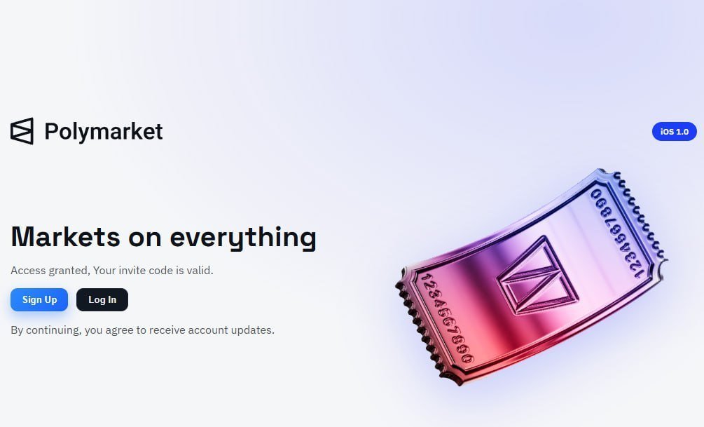 ApePirateCxe's tweet photo. Access is already open for those who know where to look.

Polymarket invite:
https://t.co/3BfmoAbp6V

Early access always speaks for itself. https://t.co/h7jWfOmcuF