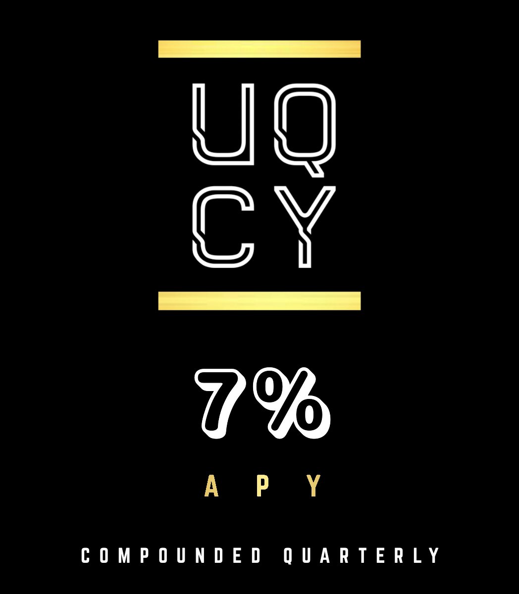 cryptocentralcc's tweet photo. $UQCY 
Launch Date January 1, 2026
Launch Price = $100 USDC

As of April 1, 2026
New Price Floor = $101.75 USDC https://t.co/Vjqwun6Jqn