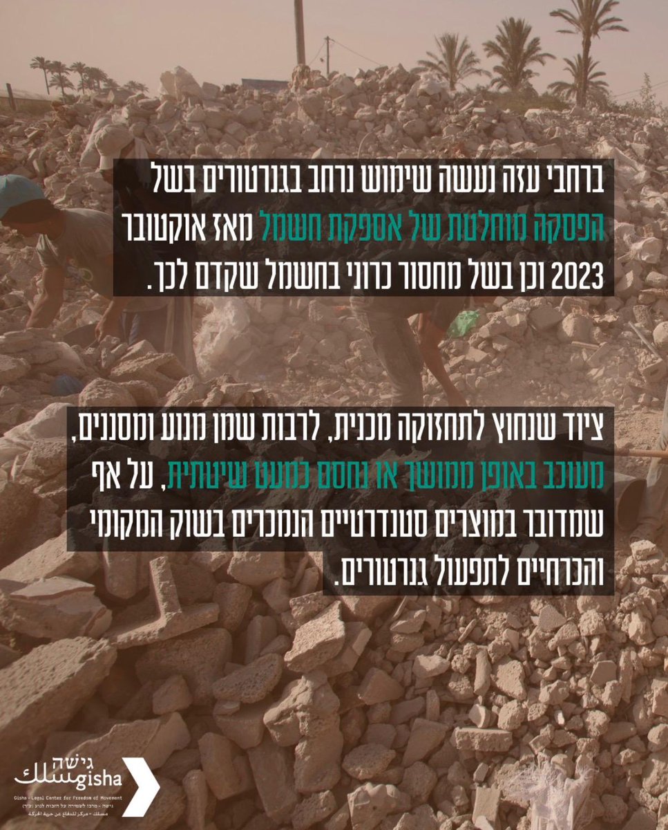 Gisha גישה مسلك tweet media