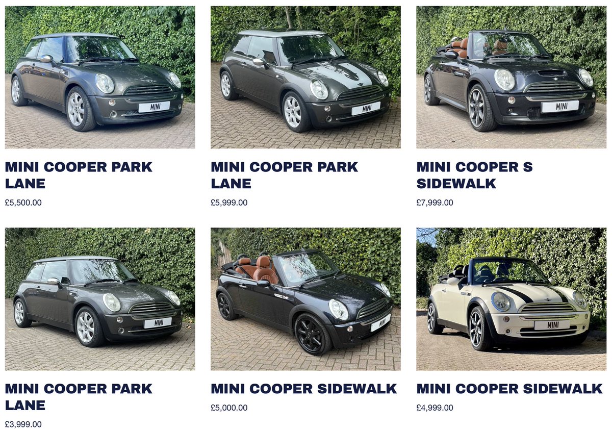 Londonmini1's tweet image. It’s all about the special editions right now at London Mini. 3 Park Lanes and 3 Sidewalks all available right now! Head to our website for more details or visit the showroom to see them for yourself…

Londonmini.net

#mini #minicooper #miniparklane #minisidewalk