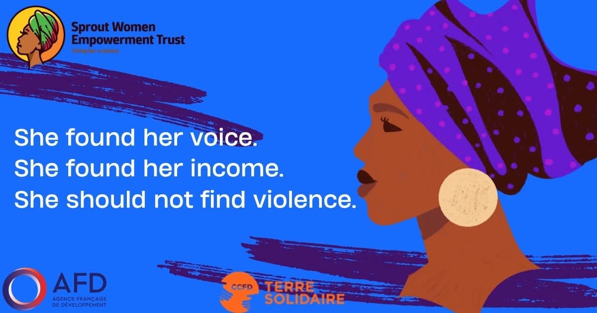 Wecobs1's tweet photo. A big shout out to @SproutWomen2018 for recognising that economic empowerment &amp; GBV are deeply interconnected.Economic empowerment is a key pathway to reducing GBV, it strengthens women’s autonomy and reduces dependence that often fuels abuse.
#LetsGo5050 https://t.co/1ktUPEbxW7
