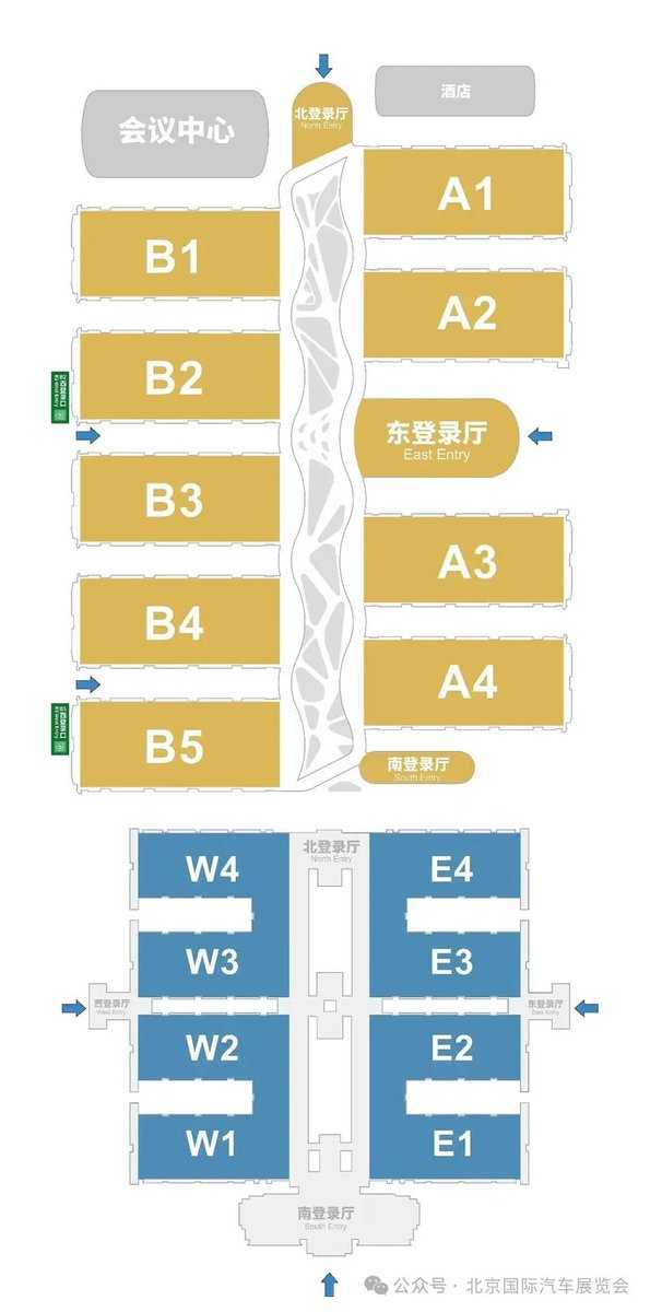 Bitautomy's tweet image. 2026 Beijing Auto Show Floor Plan Released: 13 Halls for Passenger Vehicles
Learn more about it:
bitauto.my/en/news/100173…

#BeijingAutoShow2026 #ConceptCars #CarLaunch #2026AutoShow