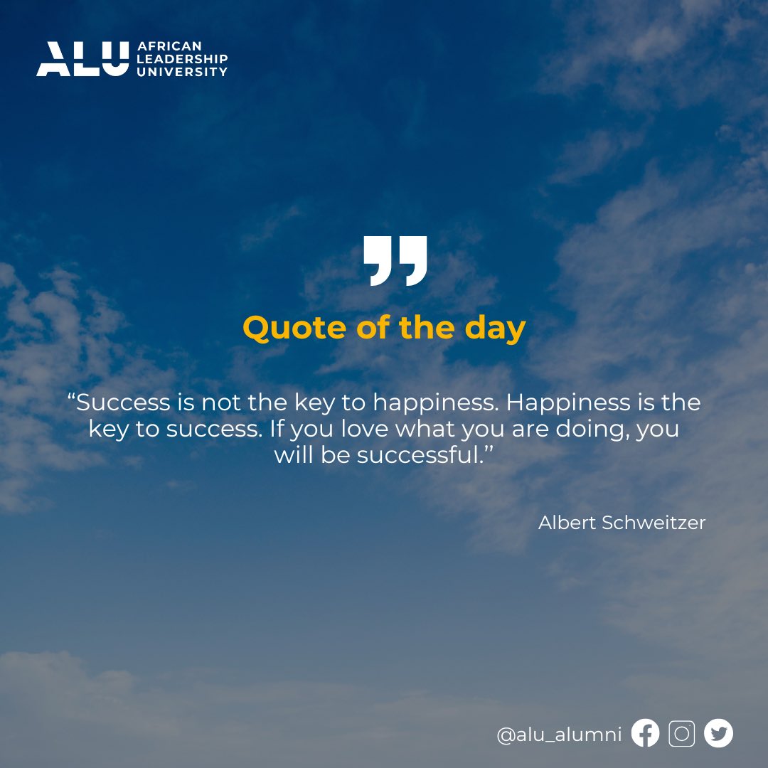 alu_alumni's tweet image. Start your week doing what you love and watch everything else fall into place. ✨

#MondayMotivations #DoWhatYouLove #NewWeek #alumni #alu